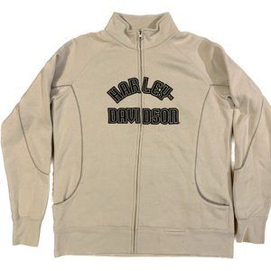 Gently used Harley Davidson zip-up jacket
